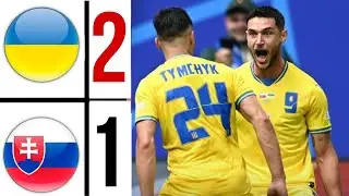 Slovakia vs Ukraine 1-2 HIGHLIGHTS & GOALS | EURO 2024