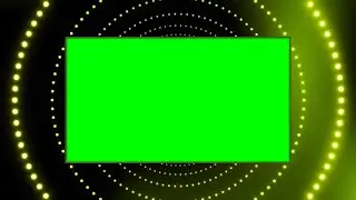 Led Ring Motion Frame green screen effects - chroma key - animations - Effects Video