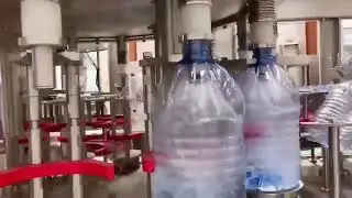 5 liter bottled water fully automatic three-in-one filling line bottle washing, filling and capping