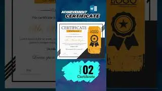 Free Printable Achievement Certificate Templates in MS Word Format