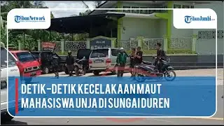 Detik-detik Kecelakaan Maut Mahasiswa UNJA di Sungai Duren