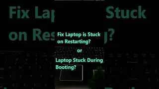 Fix Laptop is Stuck on Restarting or Laptop Stuck During Booting 💻 #youtubeshorts #shorts