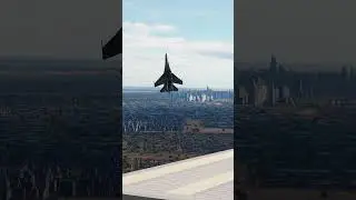 SU-27 Cobra Landing on a Skyscraper