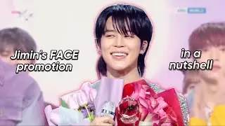 jimin FACE promotion in a nutshell🐥✨