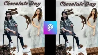 chocolate day photo editing || picsart photo editing chocolate day ||