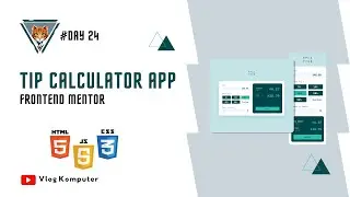 Tip calculator app | Frontend Mentor | ASMR Programing | #Day24