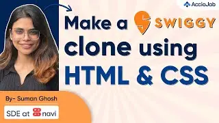 Make Swiggy Clone Using HTML & CSS | Project Building | Coding bootcamp/workshop