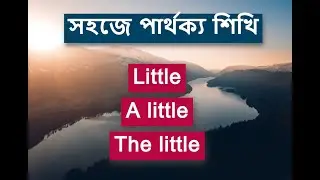 Uses  of little, a little, and the little || learn little, a little and the little | English grammar