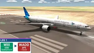 Real Flight Simulator | Garuda Indonesia GA 408 | Jakarta (WIII) - Denpasar (WADD) | B777-300ER