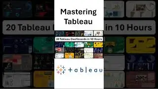 Create 20 Amazing Interactive Tableau Dashboards in Just 10 Hours #shorts