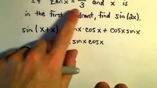 Using the Sum and Difference Identities for Sine, Cosine and Tangent, Ex 2