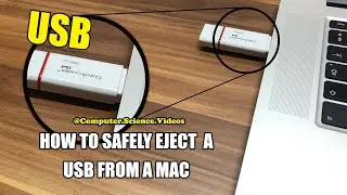 How to SAFELY Eject a USB from a Mac - Basic Tutorial | New (2023)