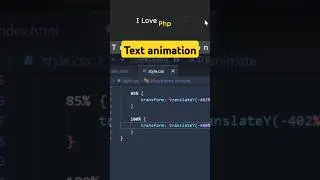 How to text animation using css| #htmlfullcourse #html #coding #webdesign #python #htmldesign #java