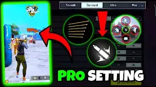 Free Fire Headshot SETTING (Sensitivity, Custom HUD, Fire Button Size)