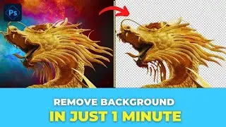 Unbelievable! Remove Image Background in Photoshop Just in 1 Minute - Mind-Blowing Trick!