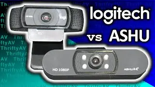 Webcam Price Gouging?!  The affordable ASHU HD 1080p compared to the Logitech C920 Pro!