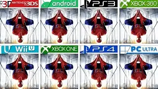 The Amazing Spider-Man 2 | 3DS vs Android vs PS3 vs Xbox 360 vs Wii U vs Xbox One vs PS4 vs PC - 4K