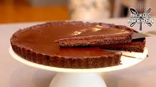 Chocolate Fudge Tart | Gluten Free - Dairy Free | Keto Dessert