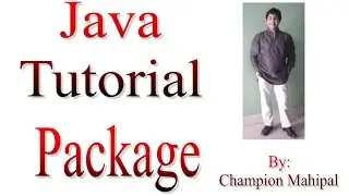 Learn Java Tutorial 19 package with example