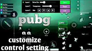 #pubgmobile #pubg  customize button control set up for claw players in Pubg mobile||the chrome tech|