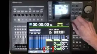 Tascam DP24/32SD Tutorial 3B: Using the basic mixer