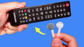 No One Believes It But It Really Works! Just Use An Old Earphone! How To Fix TV Remote Control!