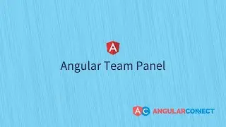 Angular Team Panel | #AngularConnect