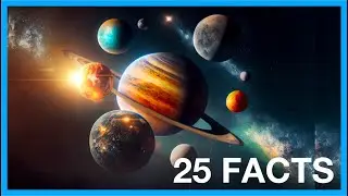 25 Solar System Facts 🌞🌍🌙 | Planets, sun & moon | Learn facts about the solar system |