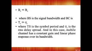 2.5. FADING EFFECTS DUE TO MULTIPATH TIME DELAY SPREAD