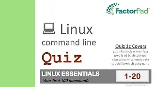 Linux Command Line Quiz for Beginners | 1c