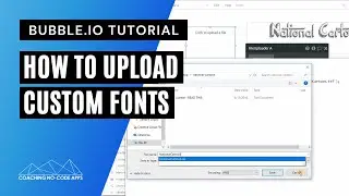 How to Upload Custom Fonts to Your Bubble.io App