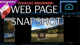 Quick Tip# 001:  Snapshot/Screenshot A Piece Of A Web Page With Vivaldi Browser