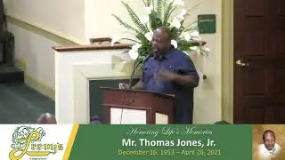 Mr. Thomas Jones, Jr.- May 1, 2021- Leevy's Funeral Home Livestream