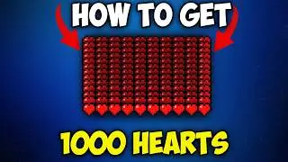 How to Get 1000 Hearts in Minecraft 1.21 | 1000 Hearts in minecraft