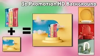 3D Promotion HD Background l Products Promotion Material l Digital Promotion