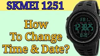 Skmei 1251/1257 Digital Watch Time, Date & Day Setting