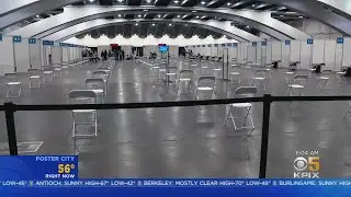 Mass Vaccination Site At San Francisco Moscone Center Set To Reopen