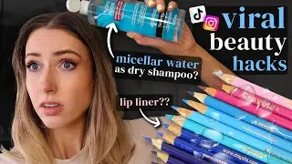 Testing Viral TIK TOK BEAUTY HACKS... what's ACTUALLY worth trying??