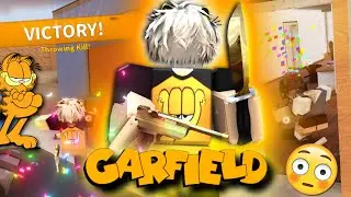 PLAYING MM2 AS GARFIELD 😼(Murder Mystery 2 Gameplay)