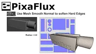 Use Mesh Smooth Normal to soften Hard Edges in your model - PixaFlux