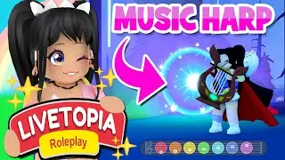 *UNLOCK MUSIC HARP* + SECRET KEY LOCATION in LIVETOPIA Roleplay (roblox)