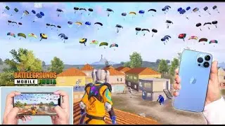 KING OF POCHINKI🔥 iPhone 12 Pro PUBG Expert   2 Finger + Full GYRO