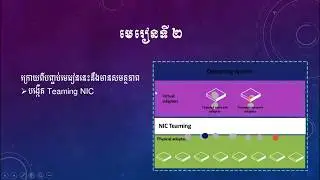 How to Install NIC Teaming Khmer