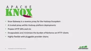 Apache Knox - Hadoop Security Swiss Army Knife