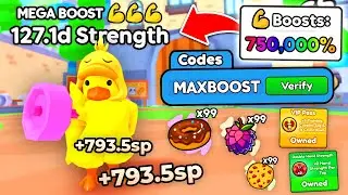 I Got GAME BREAKING 750,000% Strength Boost in Arm Wrestling Simulator! (Roblox)