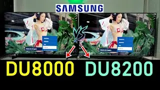 SAMSUNG DU8000 vs DU8200: Smart TVs 4K / Crystal Color / Panel VA