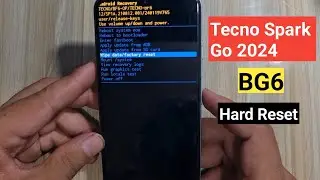 Tecno Spark Go 2024 Hard Reset || Tecno Bg6 Hard Reset || Tecno Bg6 Password, Pin , Pattern unlock