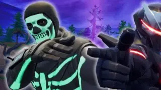 Skull Trooper Teams up with Omega in Fortnite