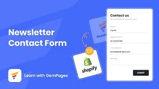 [GemPages v6] How To Create Newsletter Contact Form | GemPages Tutorial