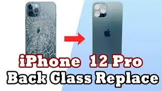 iPhone 12 Pro Back Glass Replacement/How To Replace iPhone 12 Pro Back Glass Cracked/NOOR TELECOM